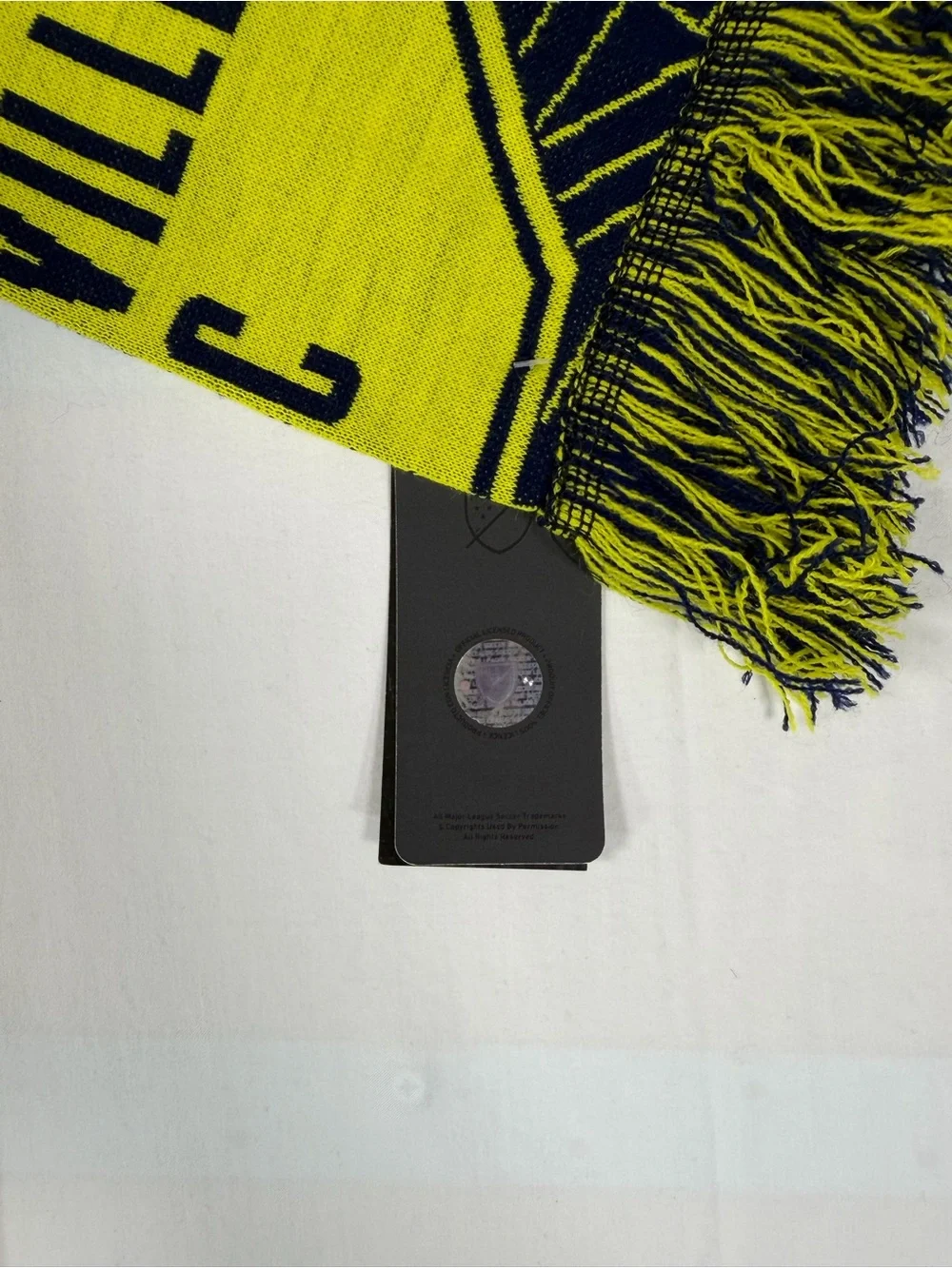 Ruffneck Nashville SC Soccer Scarf 2020 Inaugural Season MLS Yellow Navy New